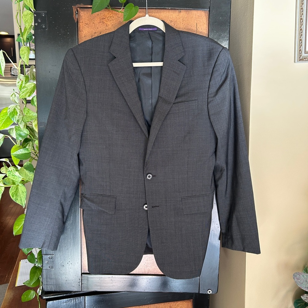 Ralph Lauren Purple Label Sports Jacket Gray 38S